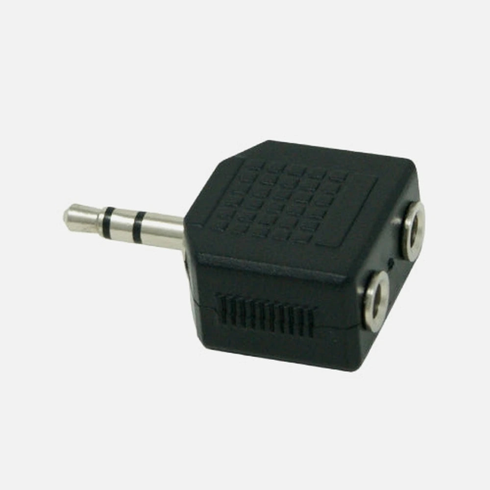 GBC 29.1295.00 - Adaptor Stereo  3.5mm Male to 2 female 3.5mm