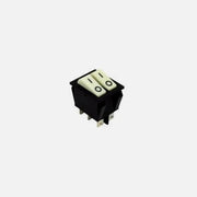 GBC 24.2550.10 - Switch with light ON-OFF-ON Double - Unipolar 6 contacts 15A