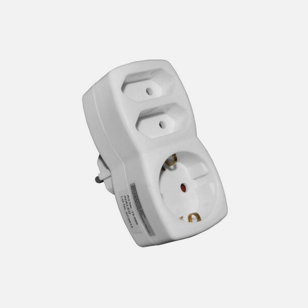 Other AD Plug Socket in 2 Bipolar and one Socket Female White