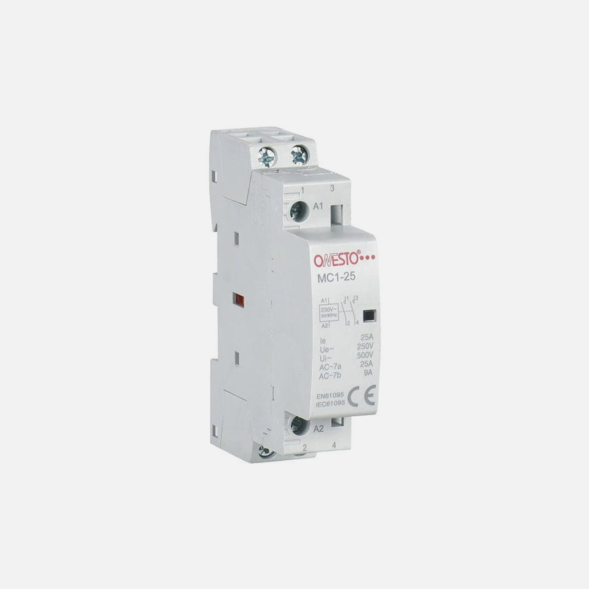 RP Power Relay 1P 25A 2NO 230V ONESTO