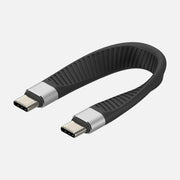 Techly ICOC USBC-FL-U4 USB-C to USB-C Flat FPC Cable 12.4cm 100W
