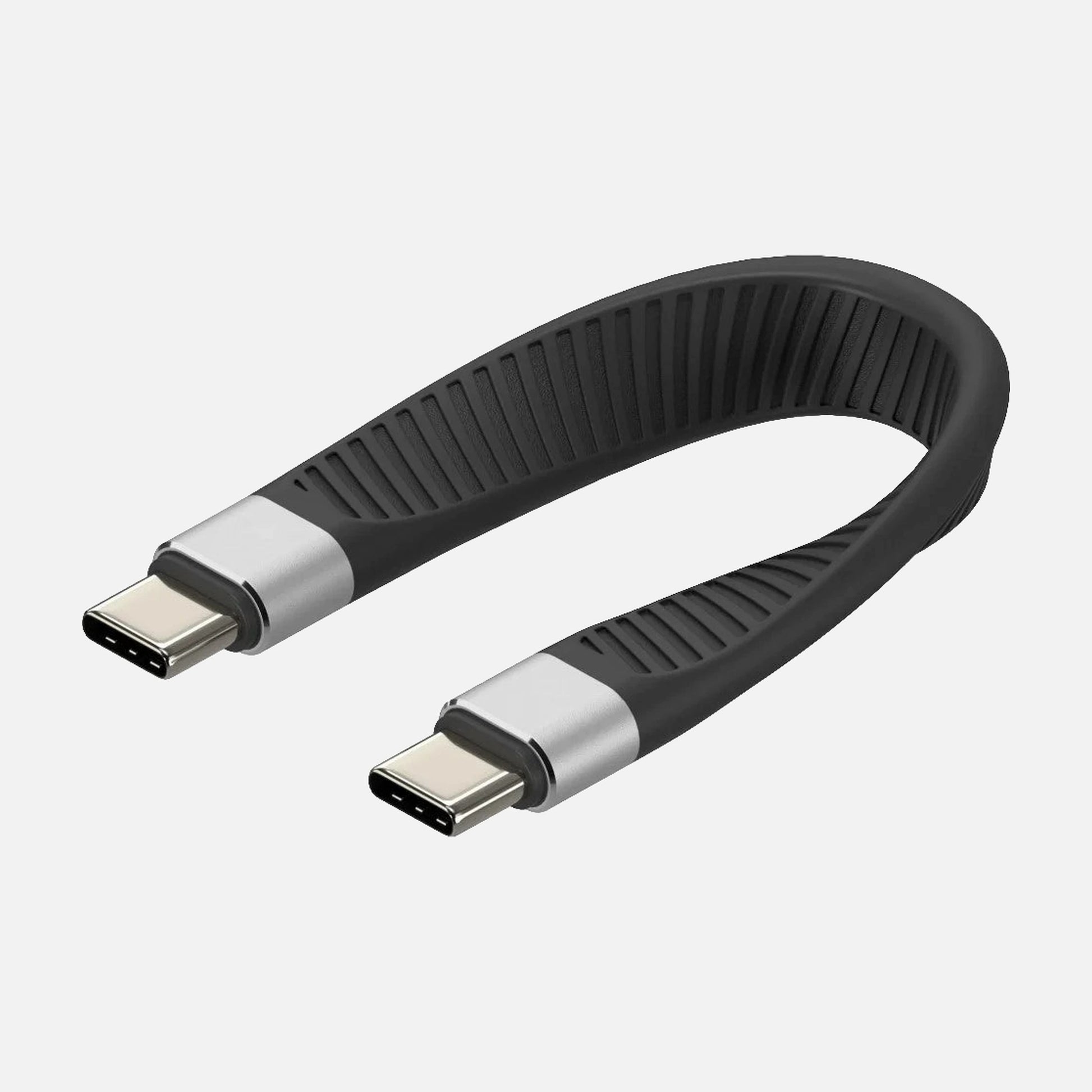 Techly ICOC USBC-FL-U4 USB-C to USB-C Flat FPC Cable 12.4cm 100W