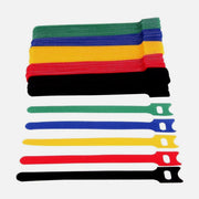 Techly ISWT-VEL10-COLT Reusable Velcro Cable Ties Multicolour 10pcs