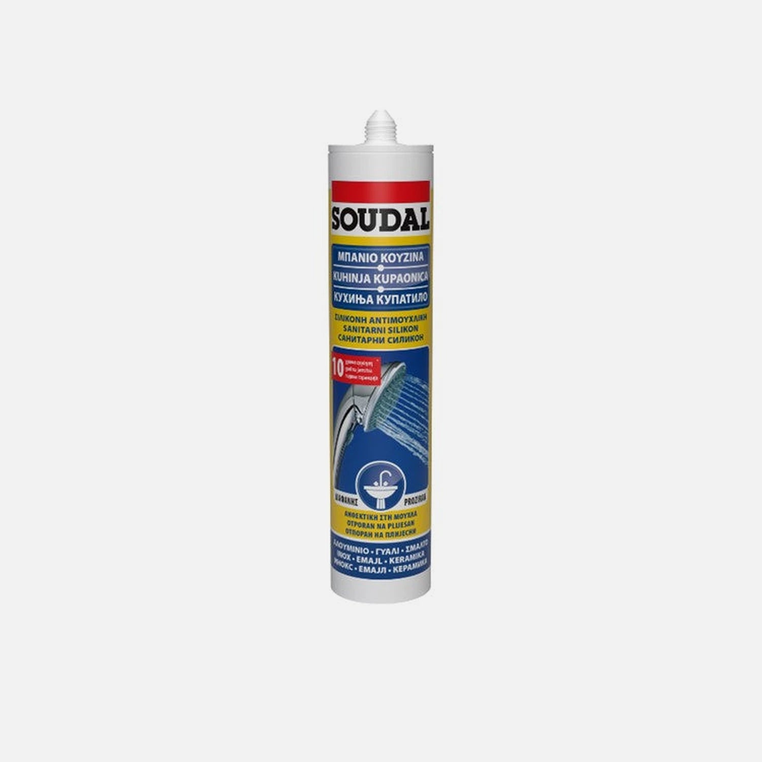 DIY-Anti-mold silicone transparent 280ml, Soudal