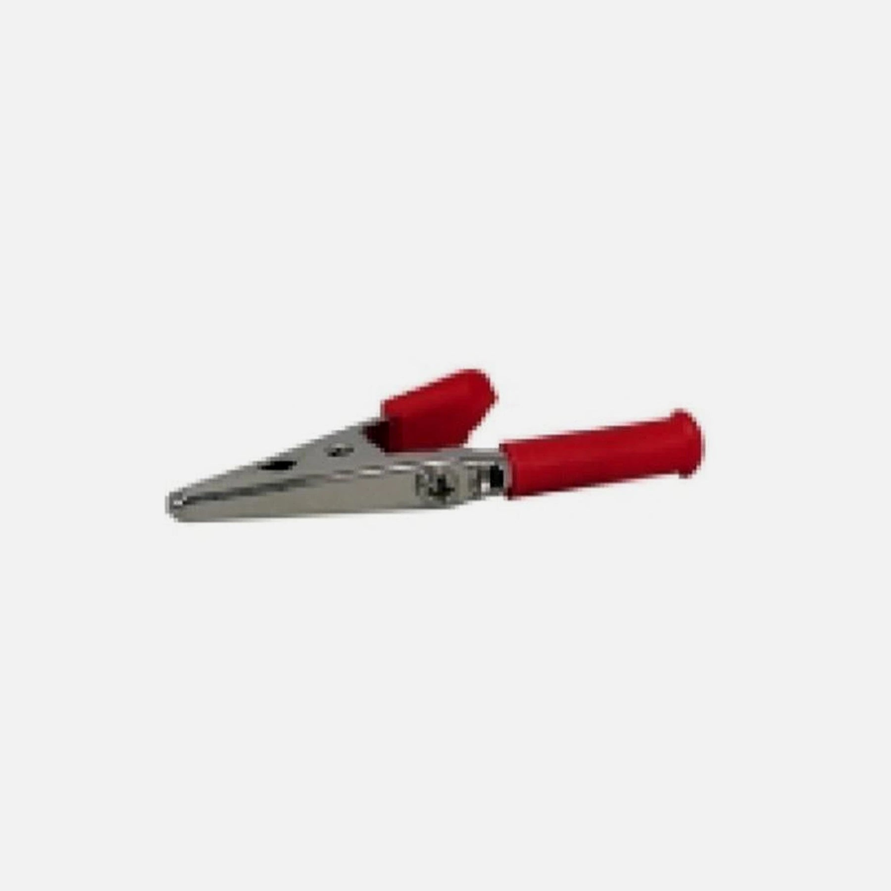 GBC 18.7551.00 - Insulated Crocodile Clamp 4mm Nickel plated Red