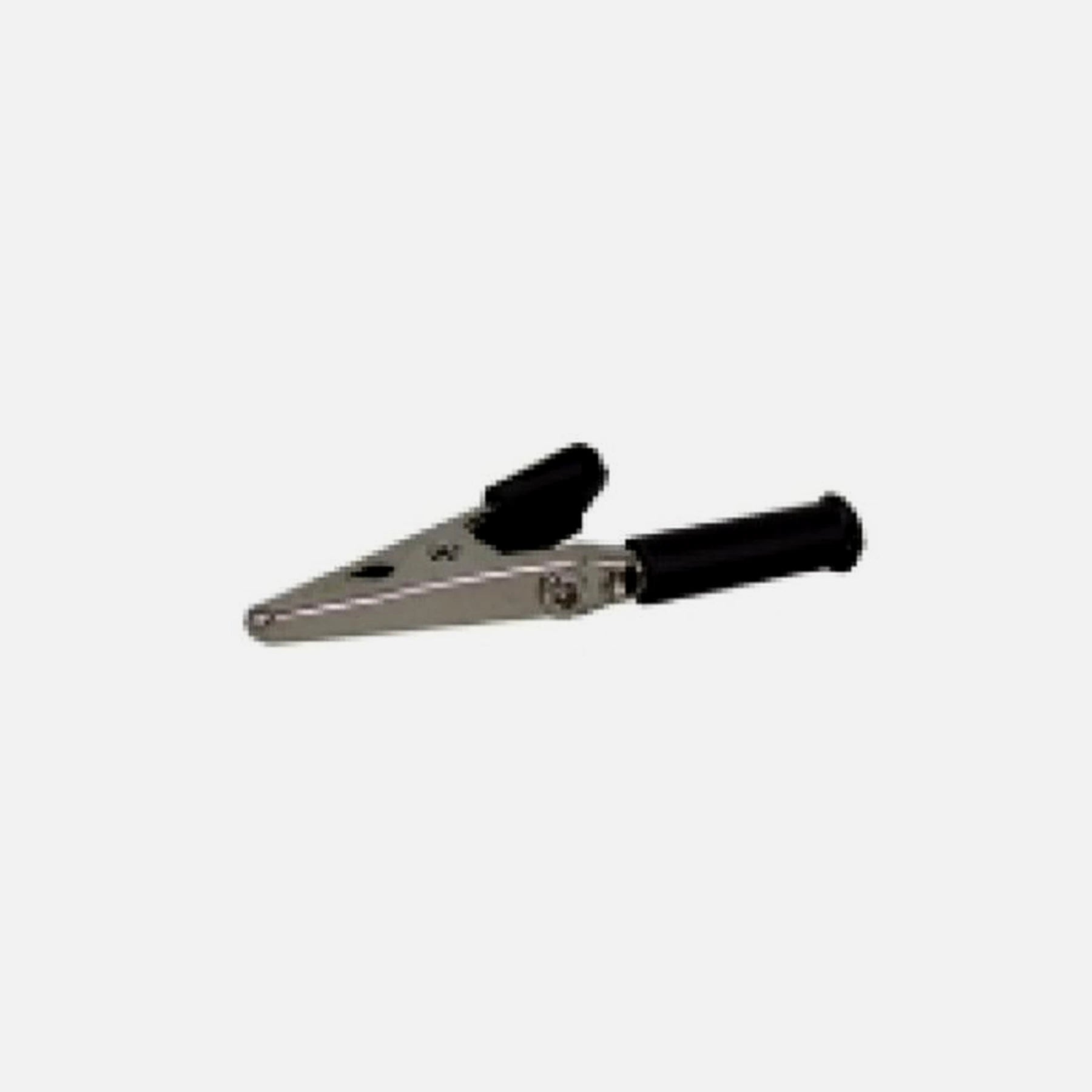 GBC 18.7551.02 - Insulated Crocodile Clamp 4mm Nickel plated Black