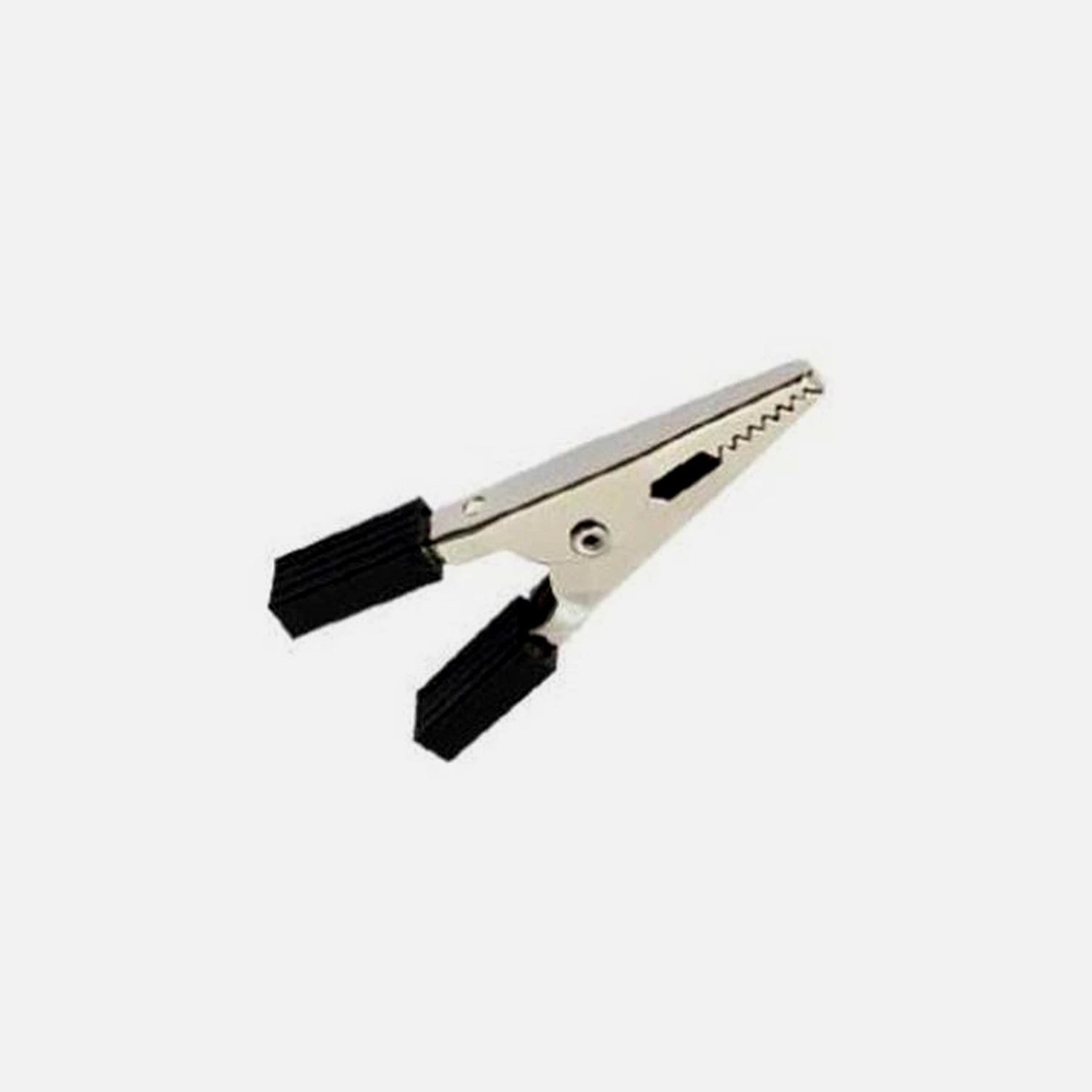 GBC 18.7552.02 - Insulated Crocodile Clamp Nickel plated Black