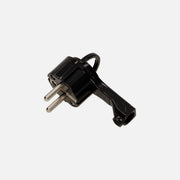 Orno - 1379 Schuko Plug Male with handle Black