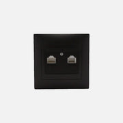 RD Telephone Socket + CAT6 Domus Black