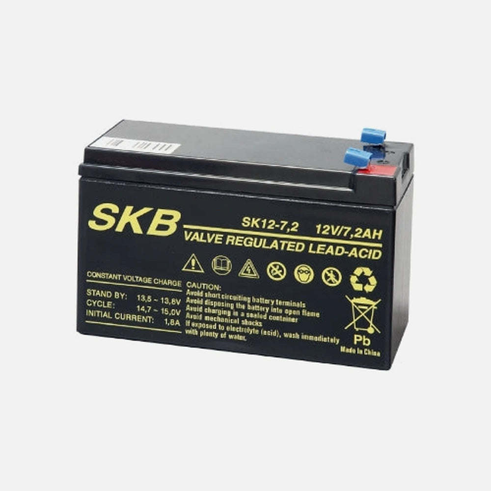 SKB SK12-7-2 Sealed Lead Acid Battery 12V 7.2Ah