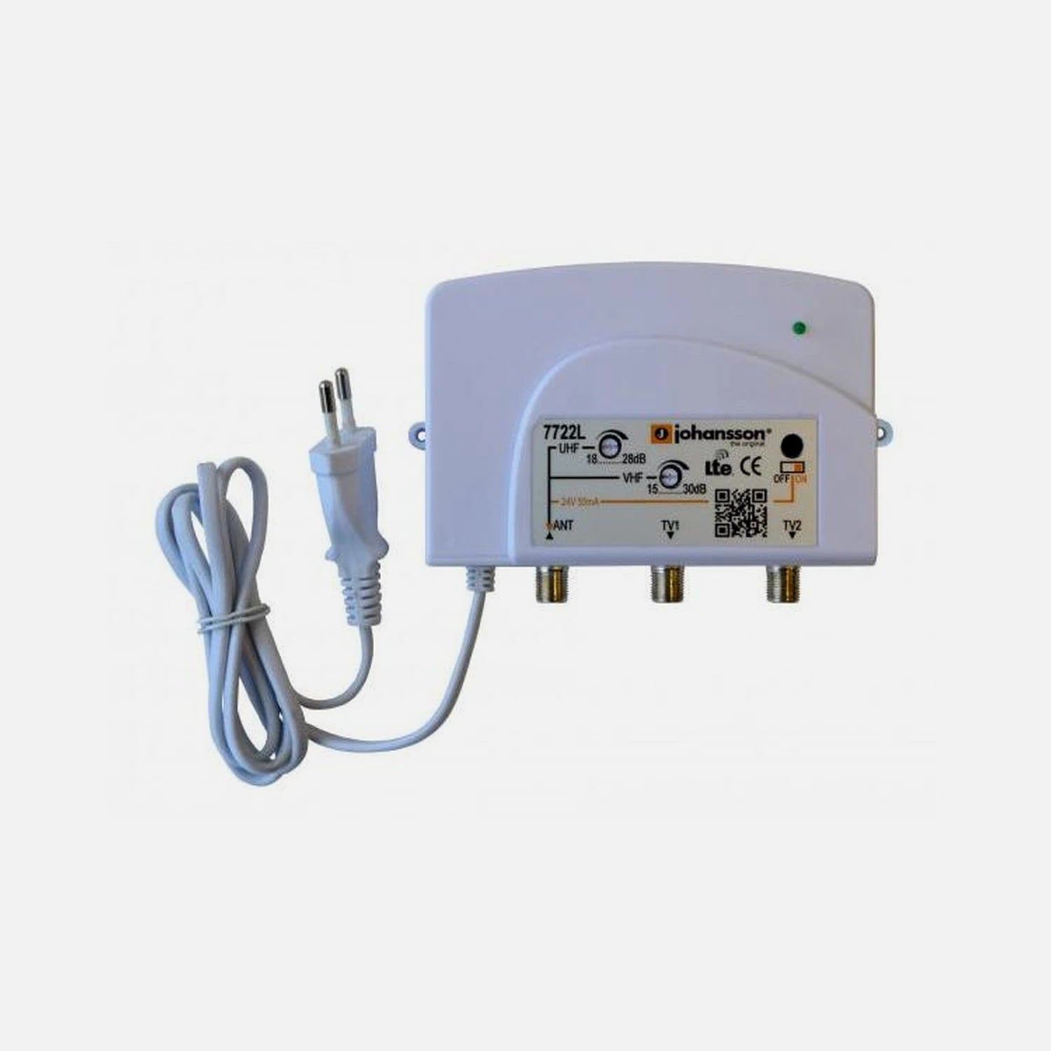Johansson 7722L VHF-UHF Line Amplifier LTE/4G