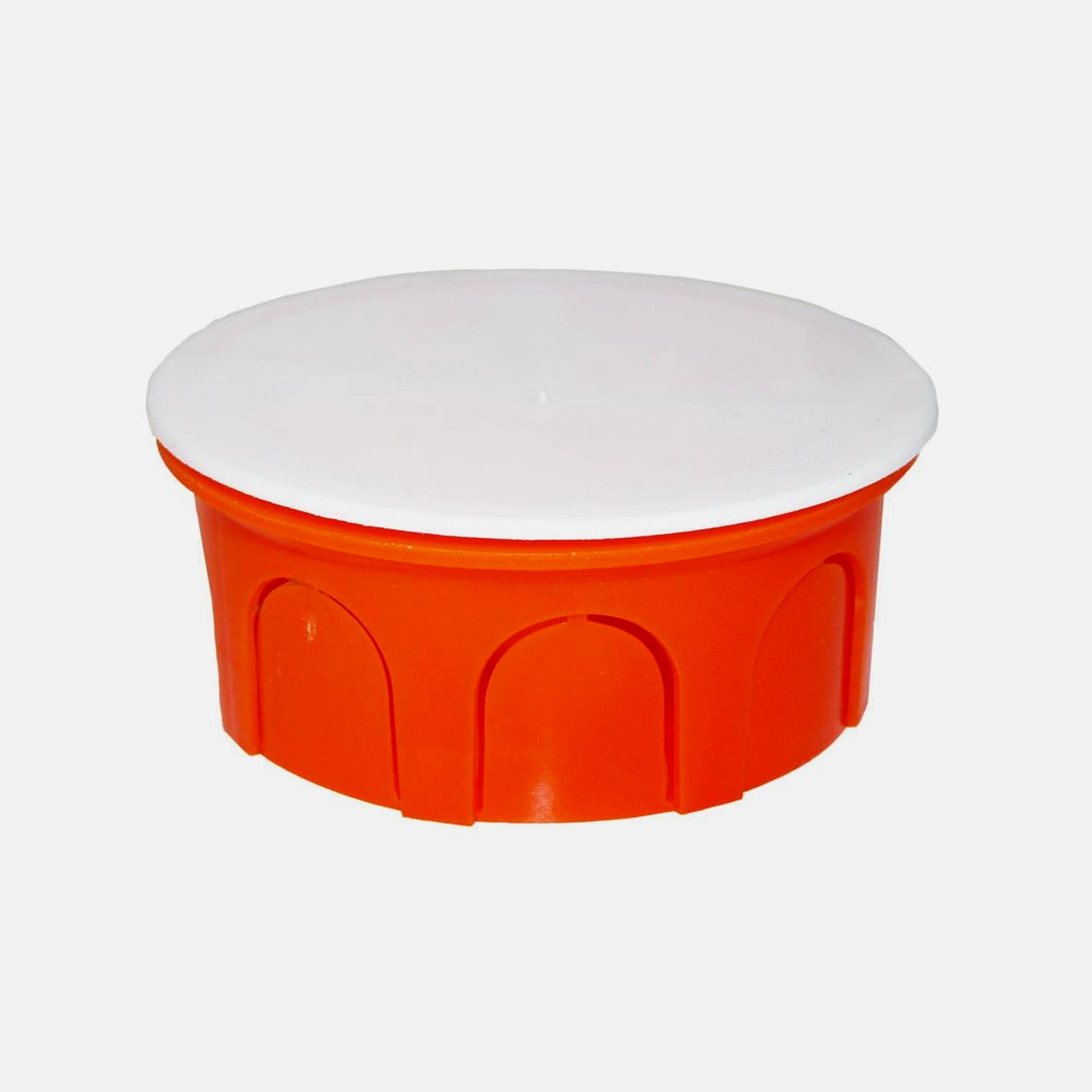 Courbi - Internal Round Junction Box Φ100Χ45 Orange IP30