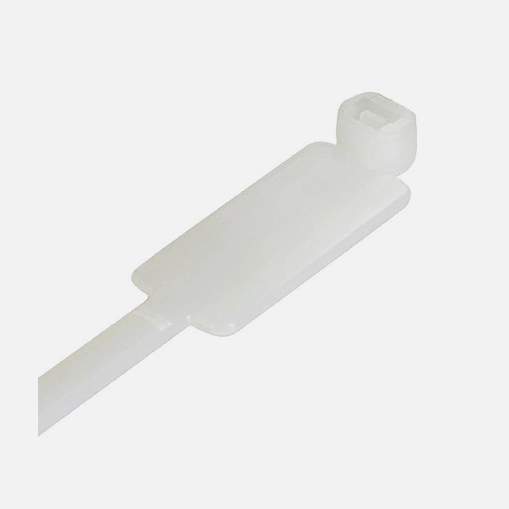 Techly ISWT-481 Cable Ties with Nameplate 200x4.8mm 100pcs White