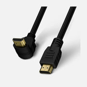 Techly ICOC HDMI-4-010NE9 90 Degree HDMI Cable 1m 4K