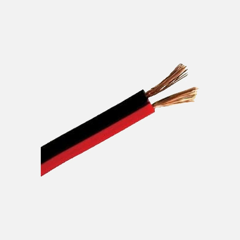 RP Speaker Cable 2X0.75mm Flat 2 Pairs Black/Red