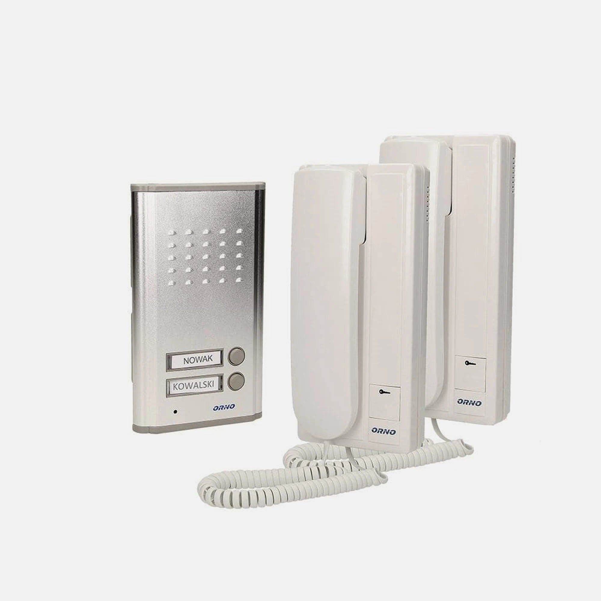 Orno 903 FOSSA Flush Intercom System 2-Wire 2 Handsets