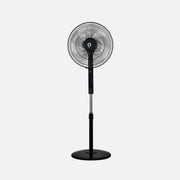 RP-Naomi Silent DC Fan - Stand-Remote Control-Thermometer Black 16″ DC/30W