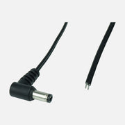 MPL-POSDC-T-P25L-0.5 cable with angle Plug 2.5/5.5 Female L=500mm
