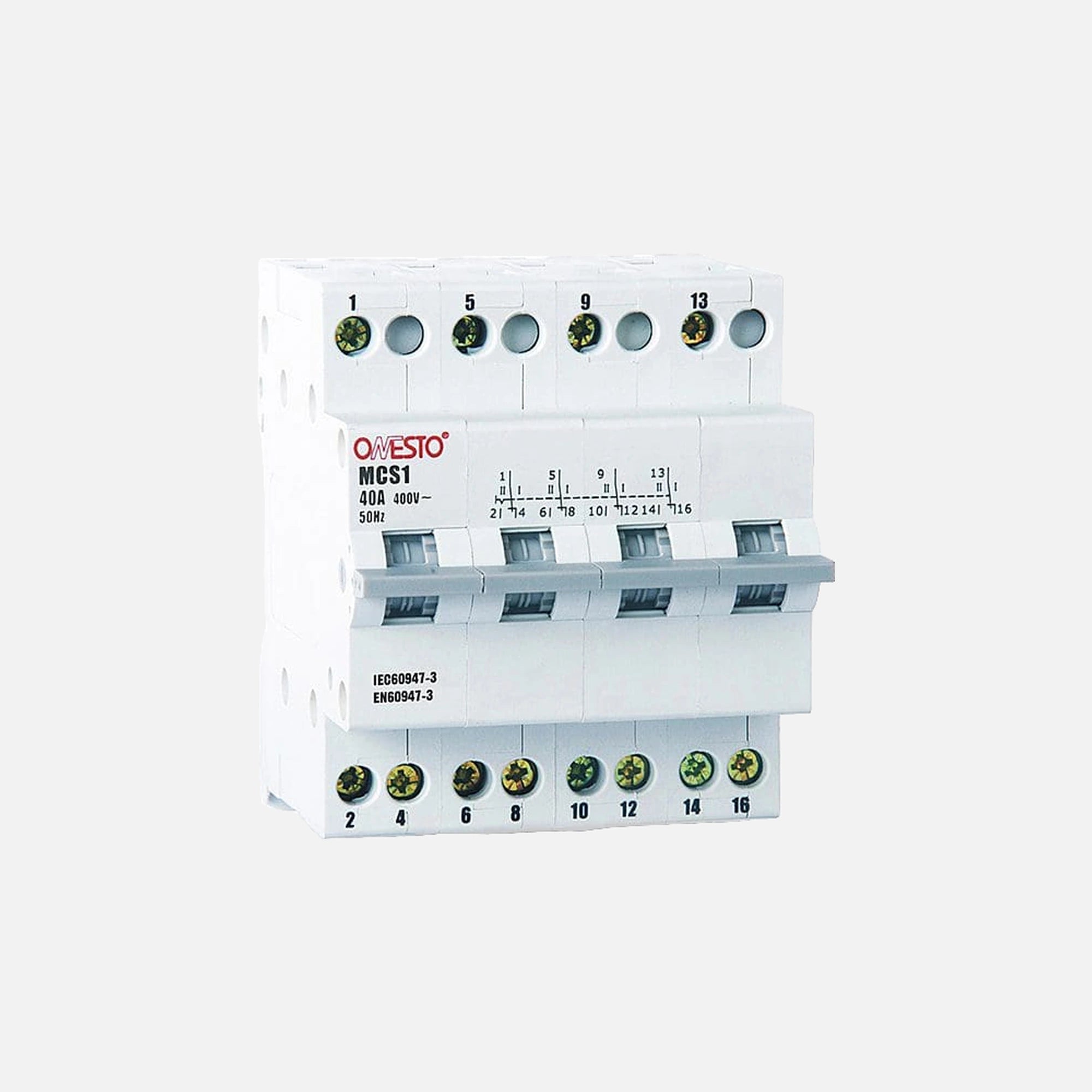 RP Changeover switch 1-0-2 4P 40A ONESTO