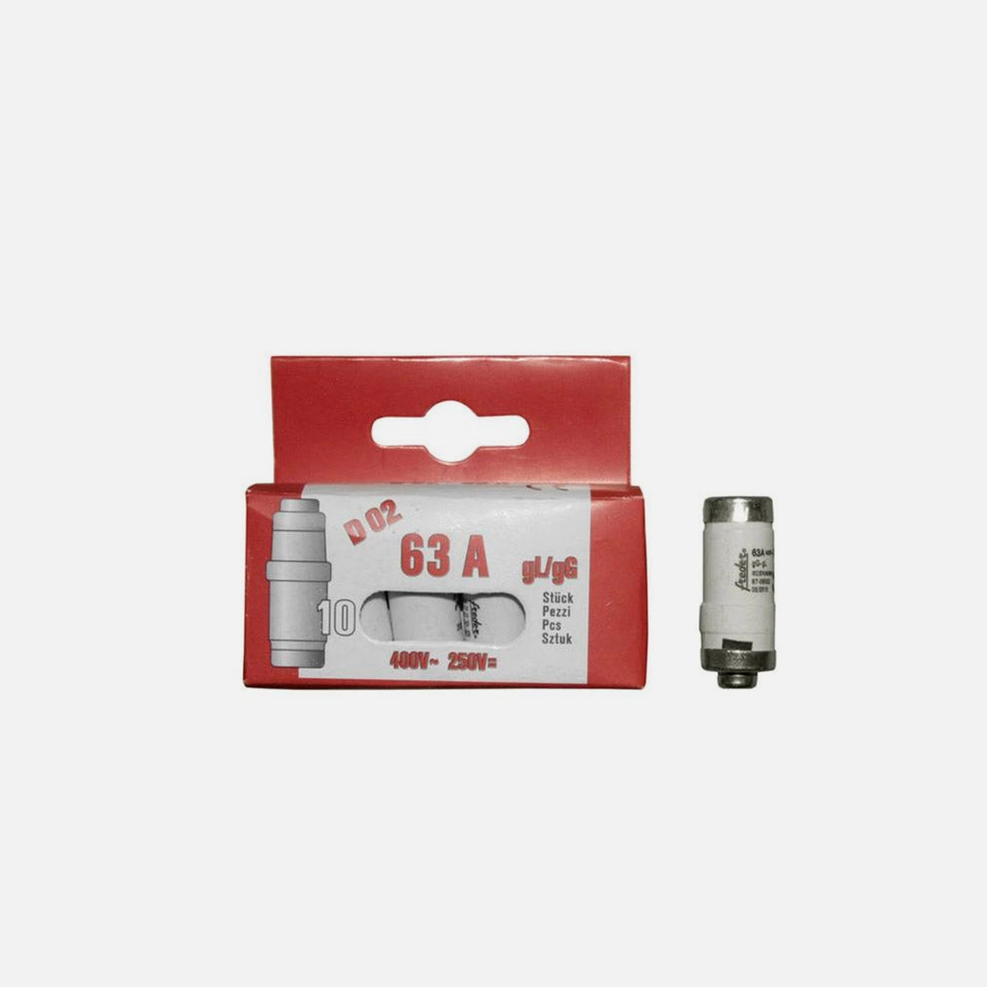 Melting safety - Cartridge Neozed D02/gG/gL/E18/63A