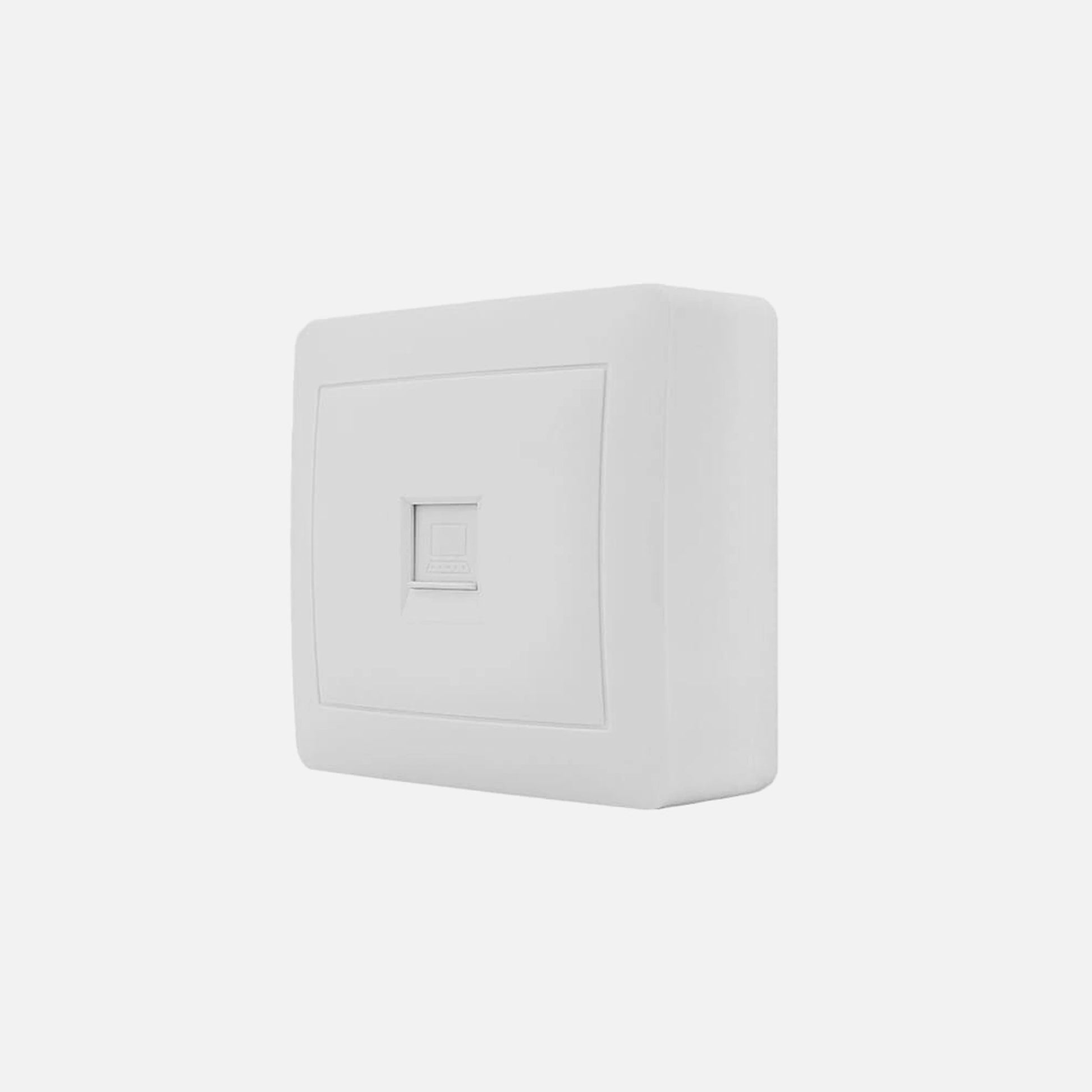Stinel-Karin RJ45 Data Socket Single Wall Mount IP20-Cat6 White