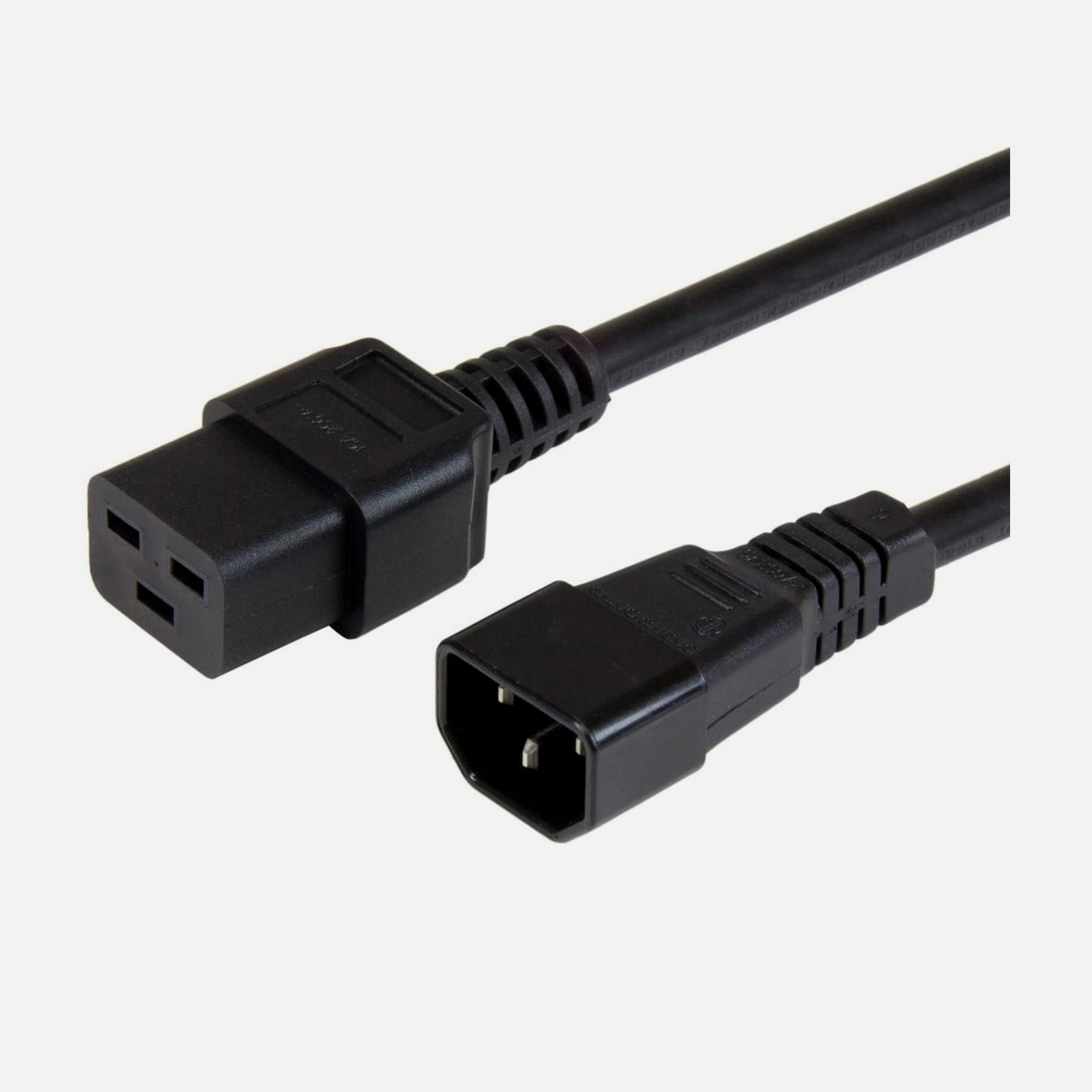 Manhattan ICOC 066-NC - Power Cable 2m C19 Female to C14 Male