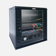 Techly I-CASE FP-4506BK Wall Rack 19" 6U 450mm Depth Black