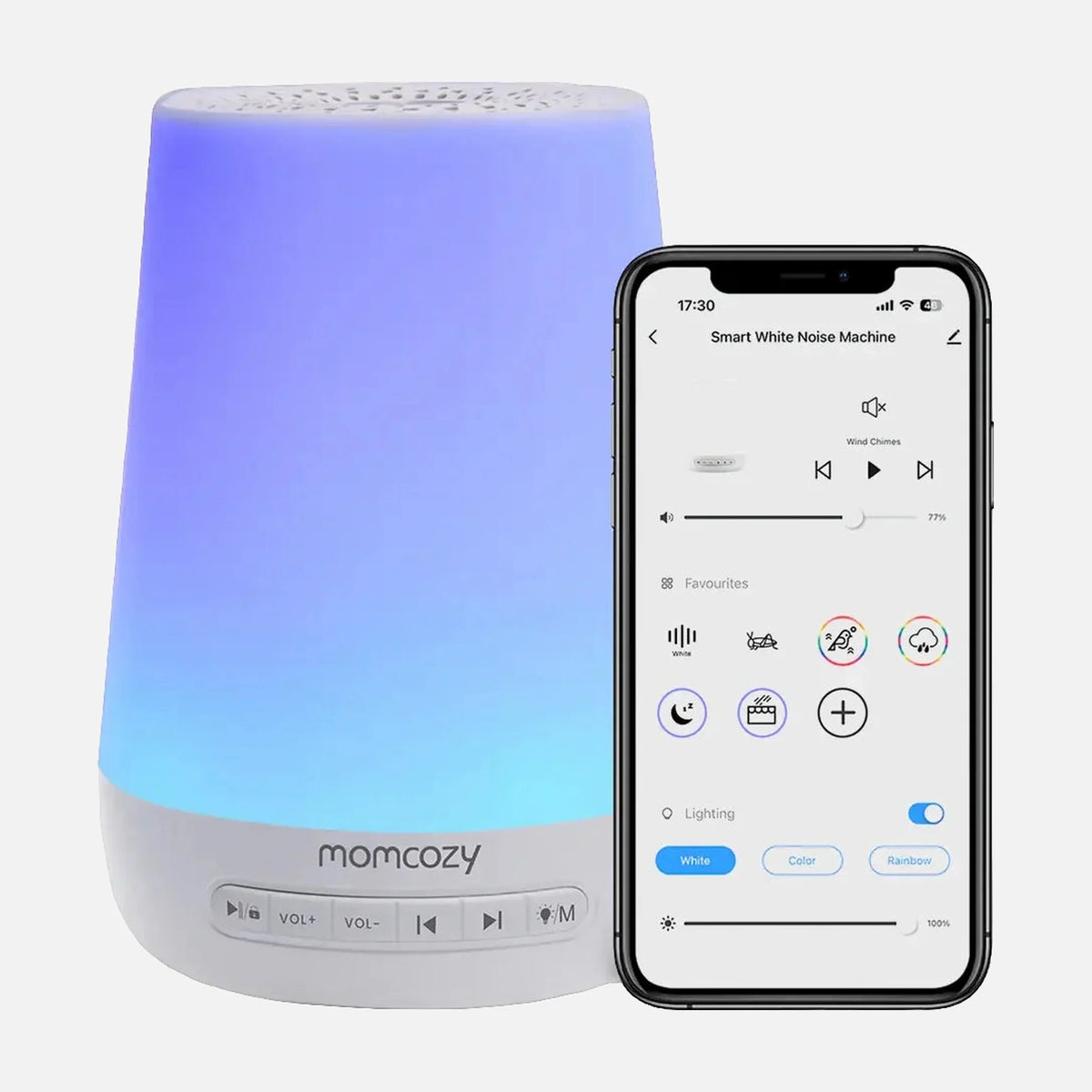 Momcozy Smart Baby Sound Machine — part of the Momcozy Smart Sound Machine + Easy Swaddle Bundle