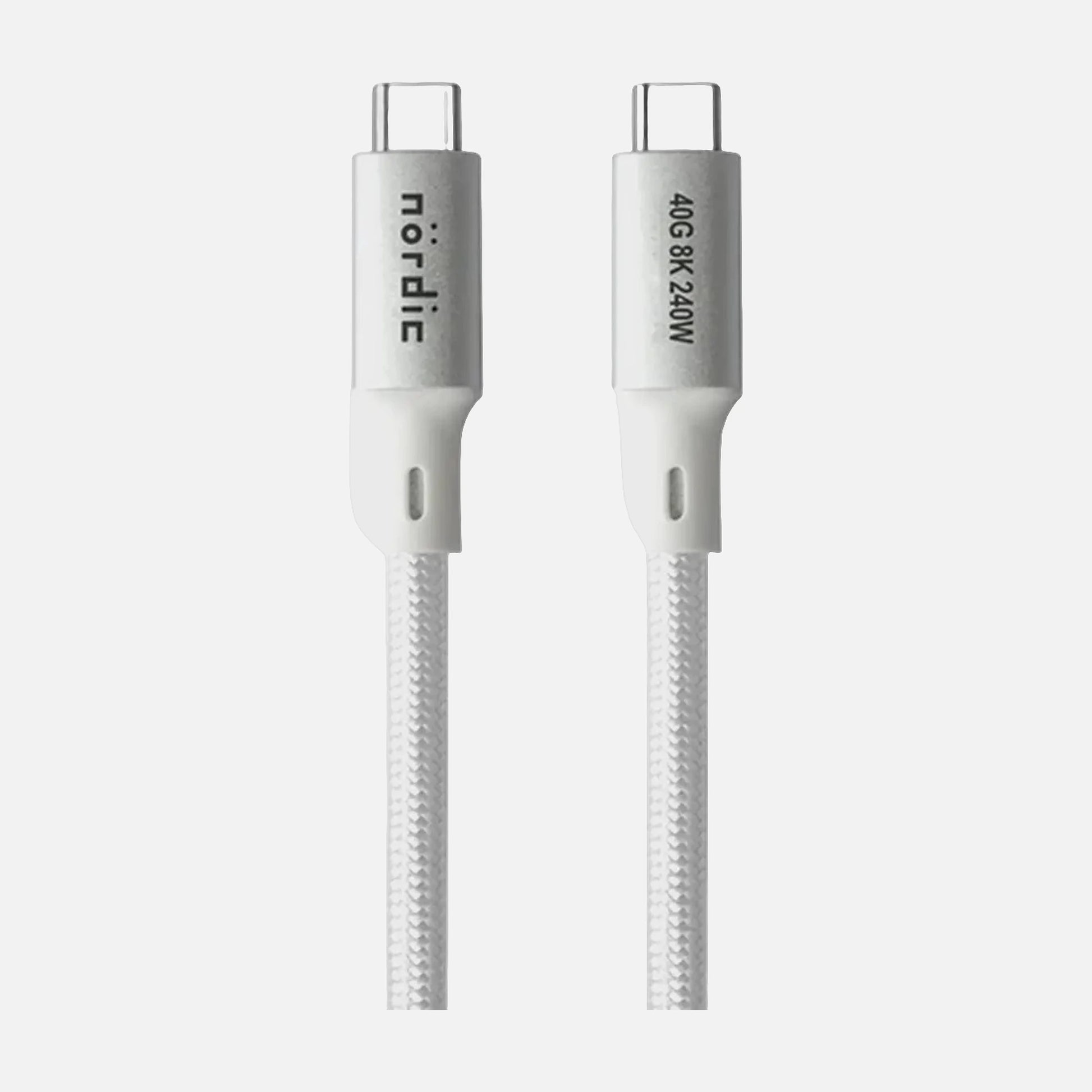 NÖRDIC 50 cm USB4 USB-C to USB-C Cable – 40 Gbps Data, 240 W Fast Charging & High-Resolution Video