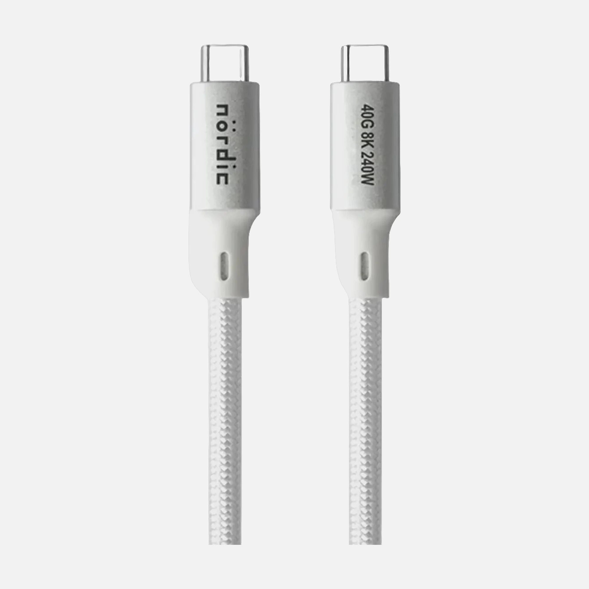 NÖRDIC 50 cm USB4 USB-C to USB-C Cable – 40 Gbps Data, 240 W Fast Charging & High-Resolution Video