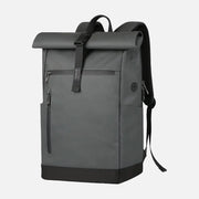 Inateck RollTop Backpack, Waterproof Backpack 25–35L, with Cable Hole, Power Bank Compartment & Laptop up to 17", Grey