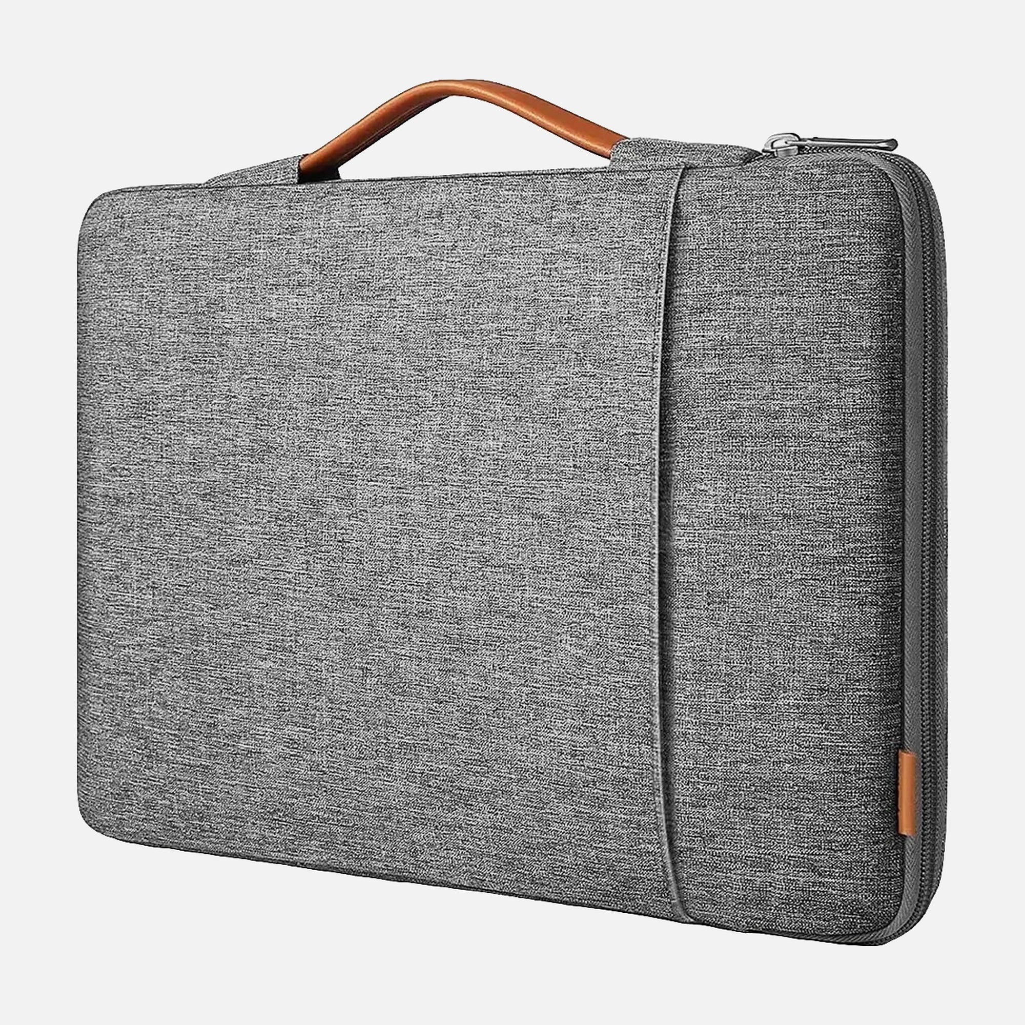 Inateck 360° Protection 14″ Laptop Sleeve – Splash-Resistant Case with Accessory Pocket, Grey