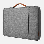 Inateck 360° Protection 15.6″ Laptop Sleeve – Splash-Resistant Case with Accessory Pocket, Grey