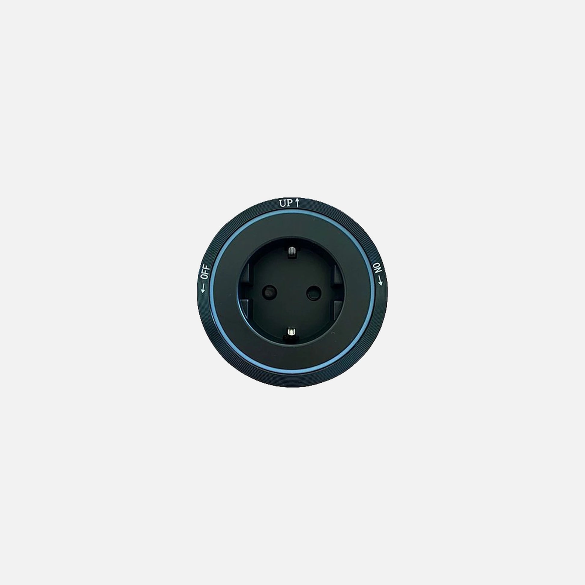 Stinel Track Socket Schuko Accessory Black – 16A, 250V & Blue LED