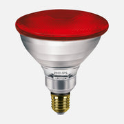 Philips PAR38 Infrared Heating Lamp – 175W, E27, 230V, Red, 5000h