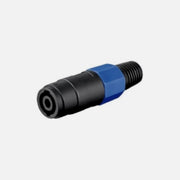 GBC 29.1931.10 Speakon Female 4-pin Cable Connector – Nickel-Plated, ABS