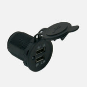 GBC 29.1700.05 Dual USB Car Charger 2.1A+1A, 12-24V – Faston Terminals