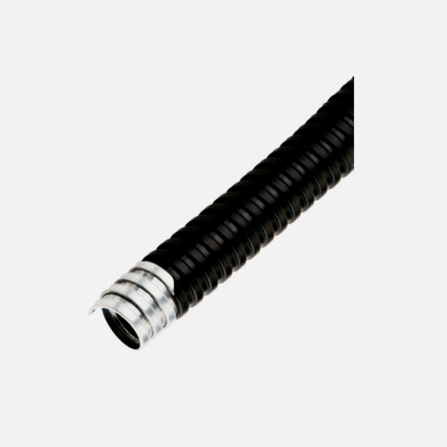 Courbi Metallic PVC-Coated Flexible Conduit 320N Ø14mm – Galvanized, 10m Min