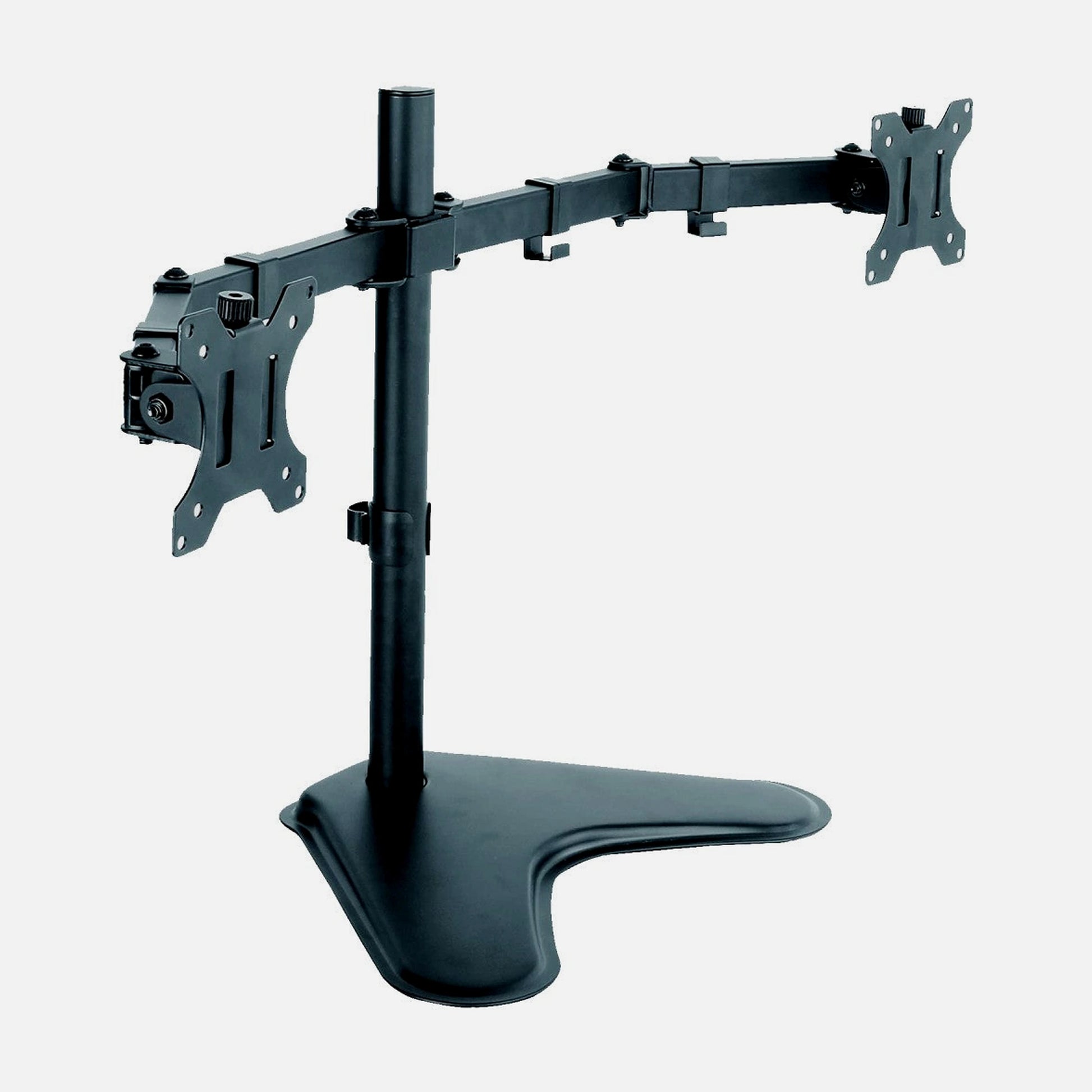 Techly ICA-LCD 2524 Dual Desktop Monitor Stand 13–32'' – 2×8kg, VESA 100×100 & Cable Mgmt