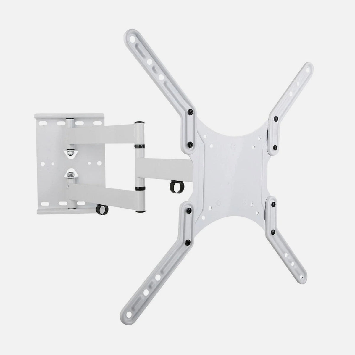 Techly ICA-PLB 136MW Ultra Slim TV Wall Mount 23''–55'' White – 45kg, VESA 400×400 — part of the TELE System TS24 LS14 24" TV + Techly Ultra Slim Wall Mount Bundle