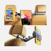 Lisen 2E547 – Car Headrest Tablet Holder, 360° 4-Axis, Foldable, Kids 0–6 Years