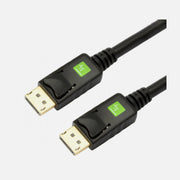 Techly ICOC DSP-A-010 – DisplayPort 1.2 Cable M/M, 4K 60Hz, 7.1 Audio, 1m Black