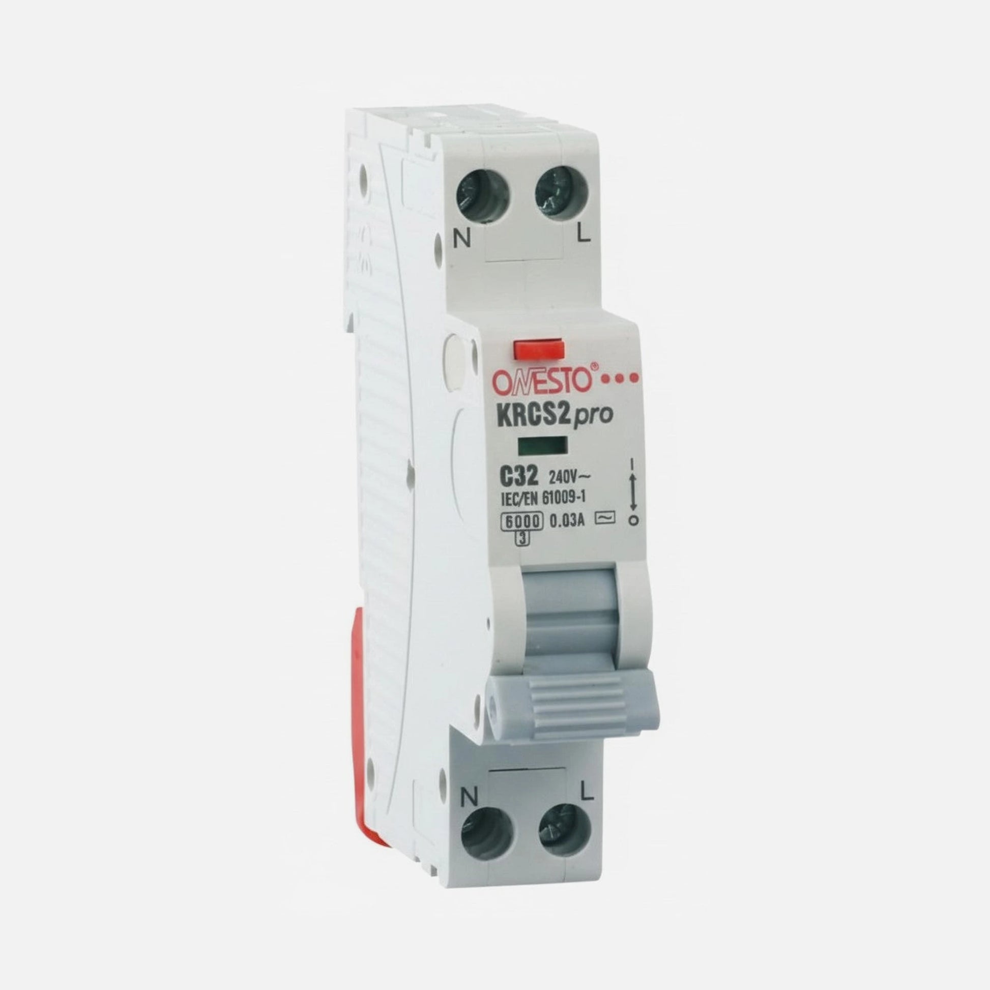 RP-Onesto KRCS2pro RCBO – 1P+N C16A 6kA, Type A, 30mA, IEC/EN 61009-1