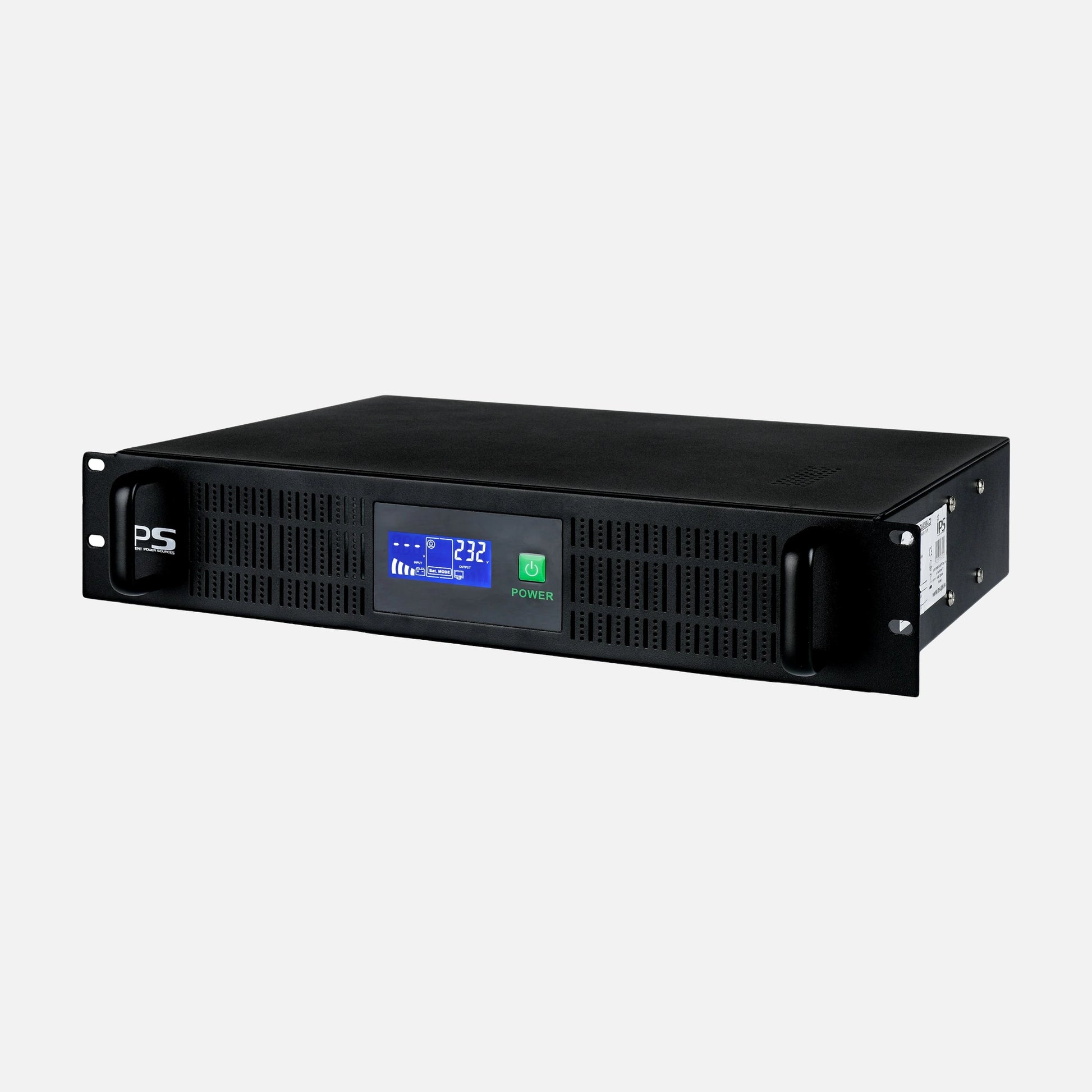 MPL CCTVups-2U-850-LCD Rack UPS – 850VA/510W, 2U 19", AGM 9Ah, Schuko+IEC, AVR