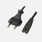 MPL POSAC-C7EU18BK Power Cable – IEC C7 to Euro CEE 7/16, 1.8m, 2.5A 250V, Black