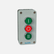 Elmark EL1-BP339 Push-Button Station 3-Button – 1NO+1NC+1NO, IP65, Green & Red