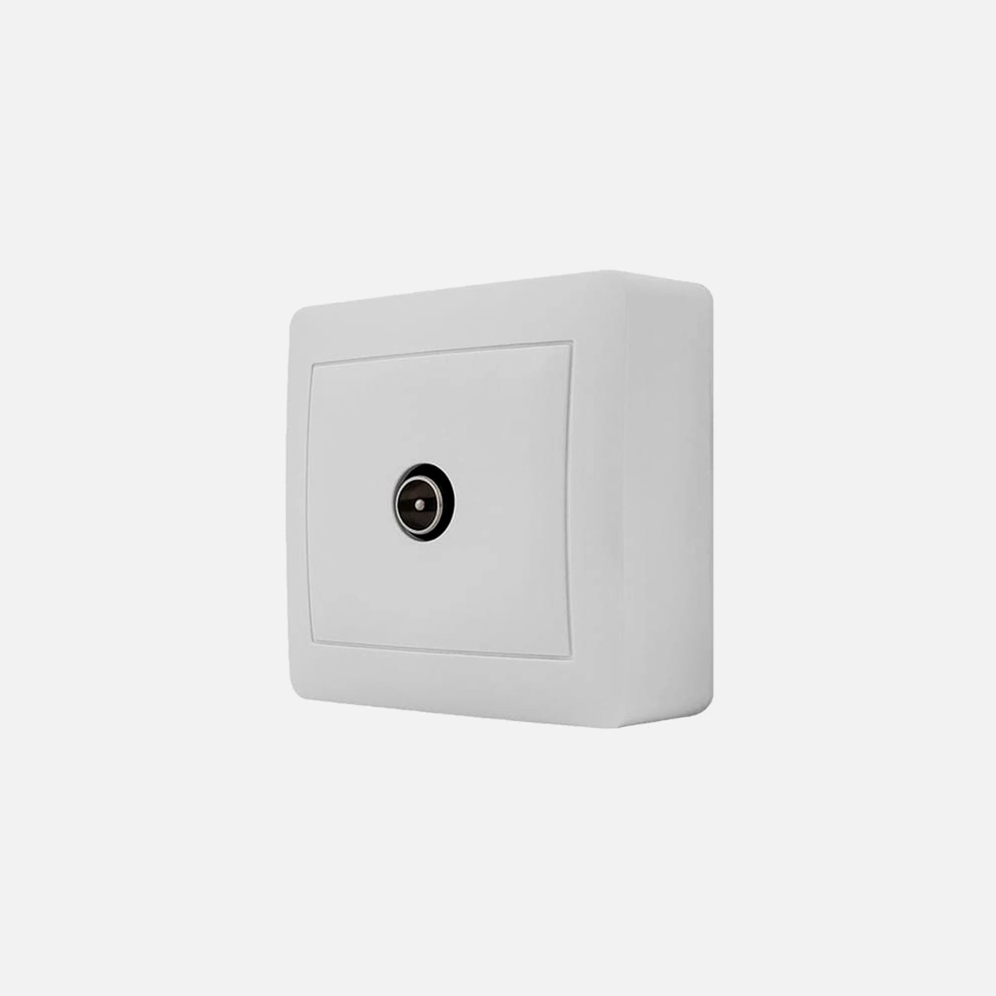 Stinel Karin TV Terminal Wall Socket – White, Surface-Mount RF IP20