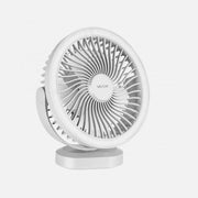 Vayox VA0338W Rechargeable Desk Fan with 48xSMD LED Light – White