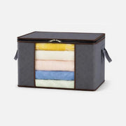 AJ Clothes Storage Organizer Bag 75L – 58x39x33cm, Dark Grey