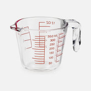 AJ Borosilicate Glass Measuring Jug 350ml – Reinforced, Dual Scale